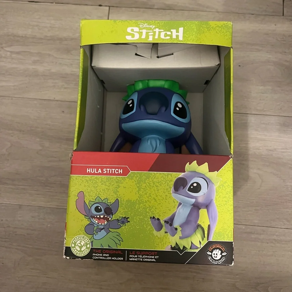 Disney Stitch Hula Figure Phone video game Controller holder New